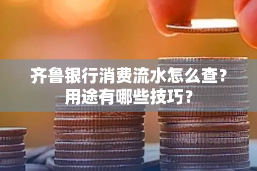 齐鲁银行消费流水怎么查?用途有哪些技巧?